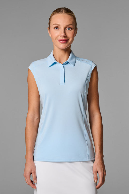 Women's Dew Sweeper Sleeveless Golf Polo | Skyride