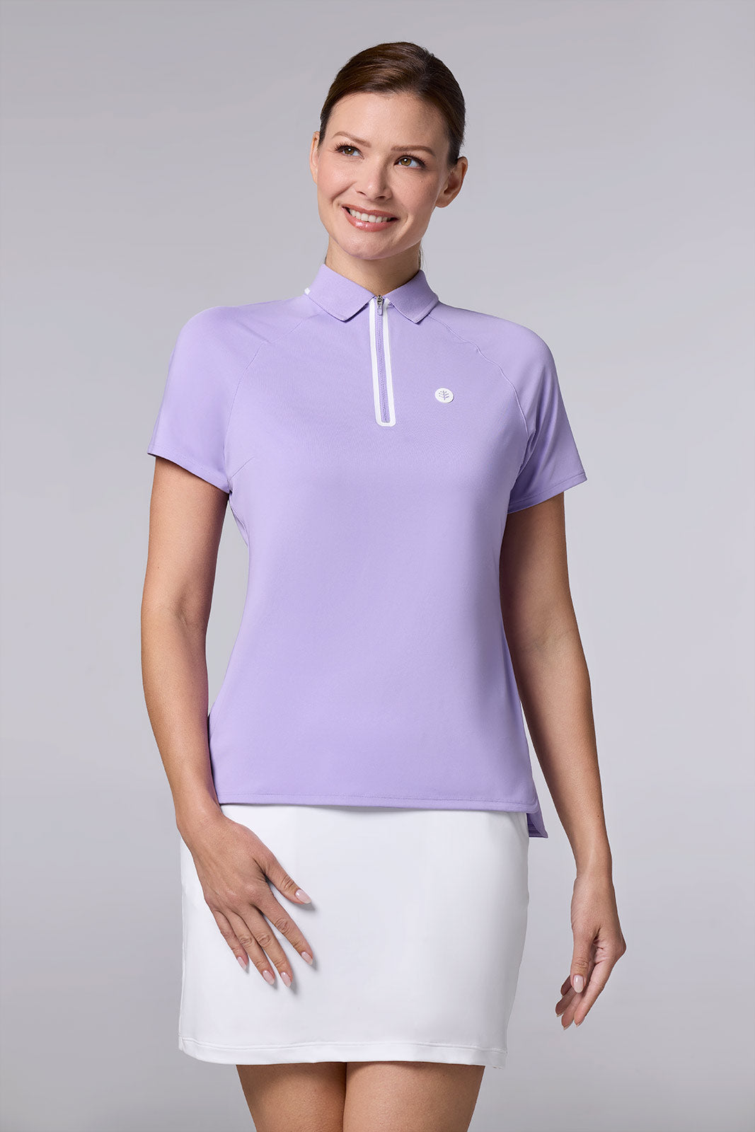 Women's Double Eagle Short Sleeve Golf Polo | Lavendula