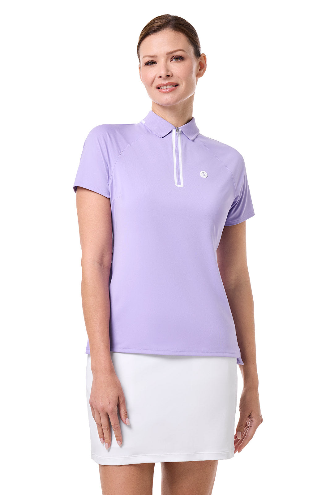 Women's Double Eagle Short Sleeve Golf Polo | Lavendula
