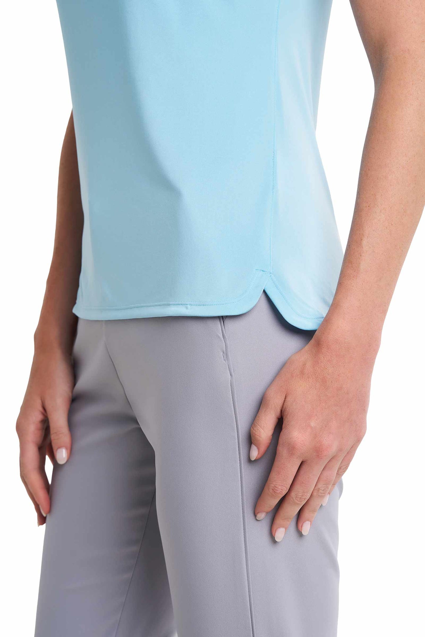 Women's Double Eagle Short Sleeve Golf Polo | Arctic Blue