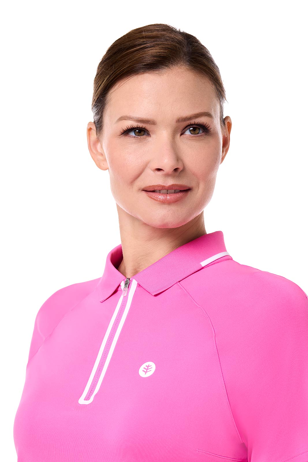 Women's Double Eagle Short Sleeve Golf Polo | Tulip Pink