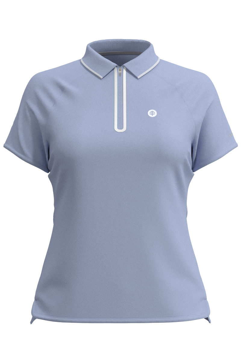 Women's Double Eagle Short Sleeve Polo | Periwinkle