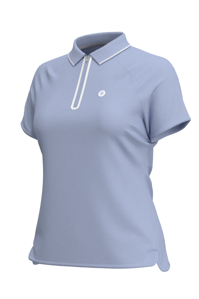 Women's Double Eagle Short Sleeve Polo | Periwinkle