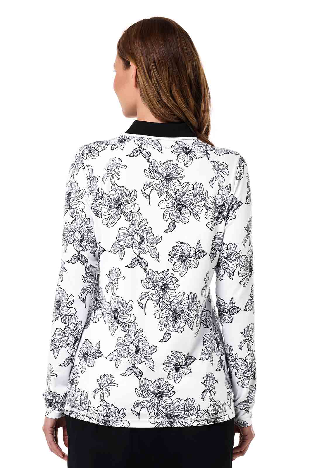 Color_White/Black Perfect Peony
