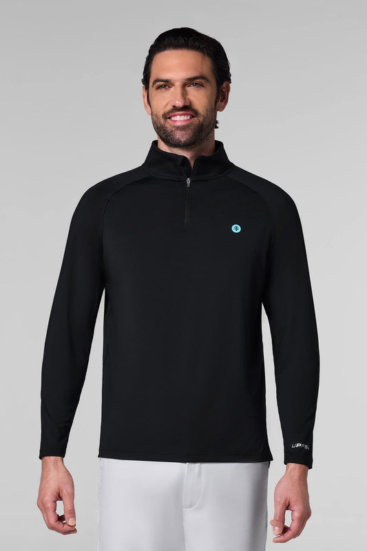 Men's Fairway Golf Pullover | Black