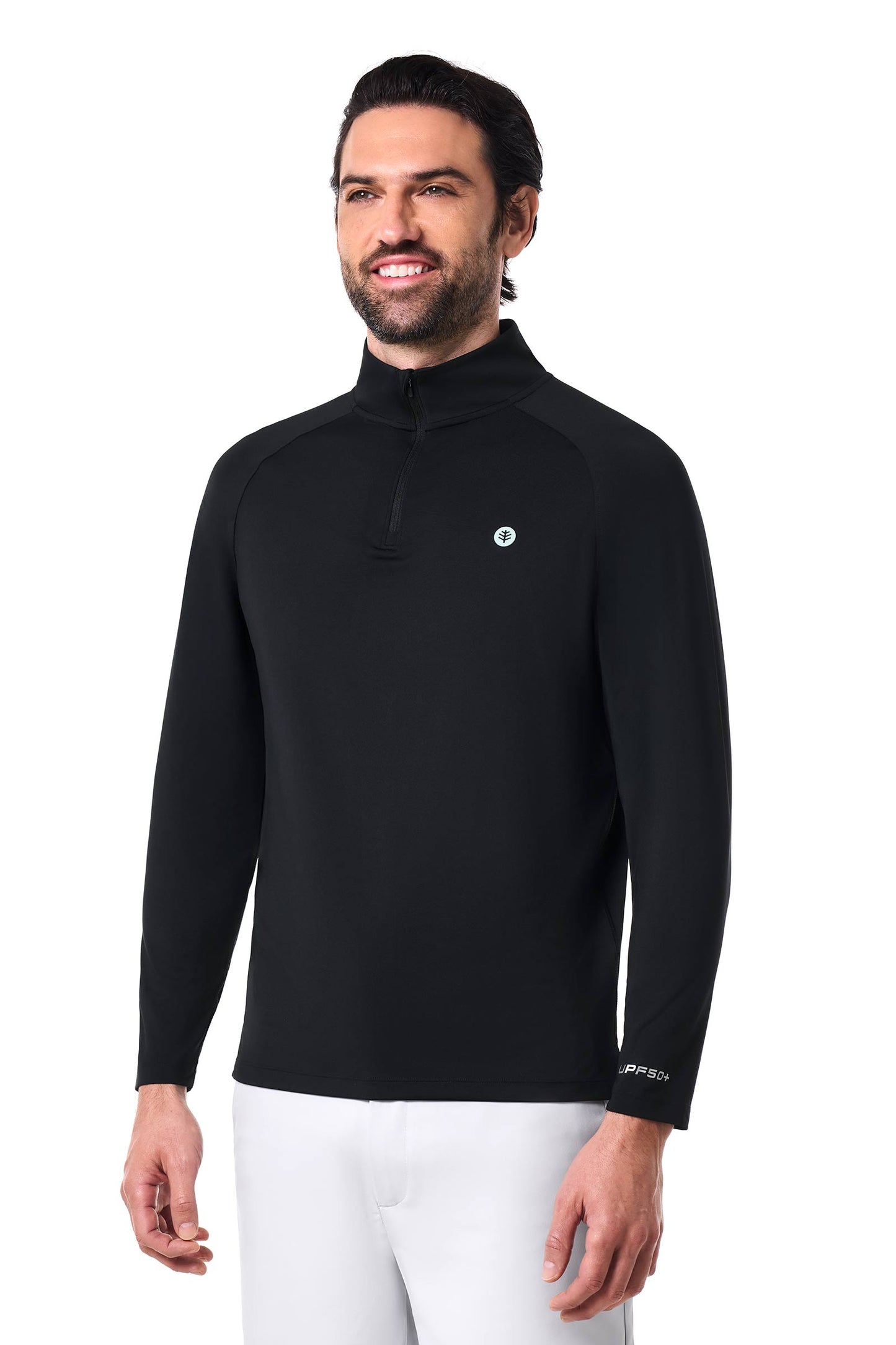 Men's Fairway Golf Pullover | Black