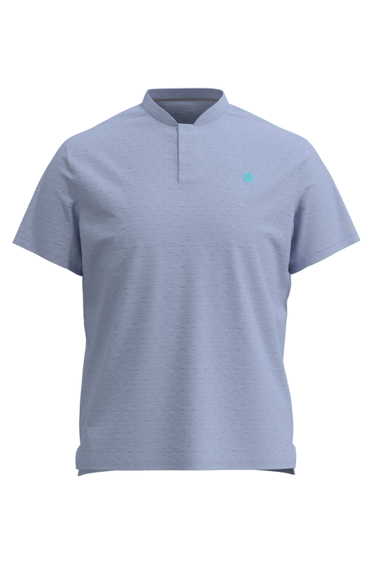Men's Albatross Short Sleeve Polo | Periwinkle Diamond Jacquard Diamond Jacquard