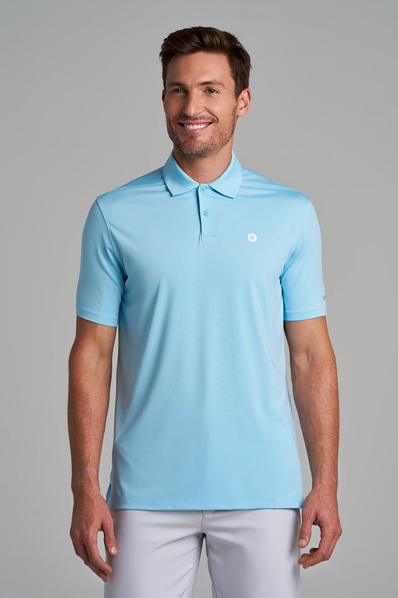 Men's Victory Lap Short Sleeve Golf Polo | Arctic Blue