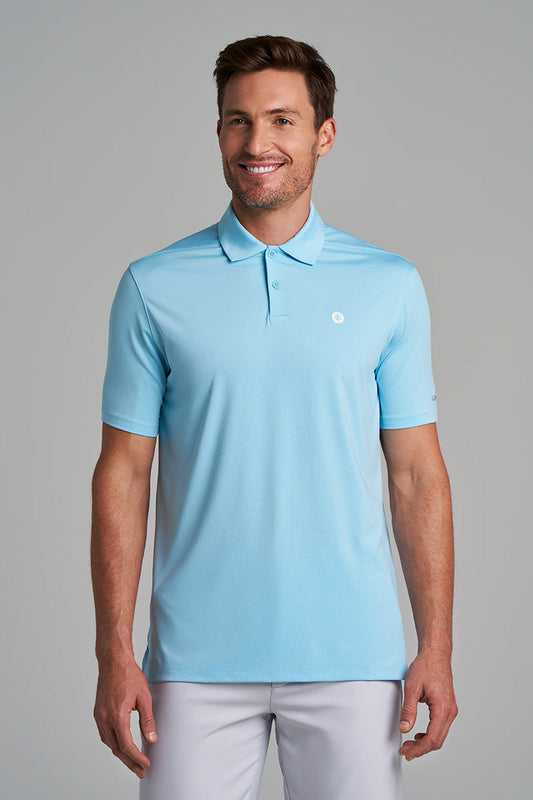 Men's Victory Lap Short Sleeve Golf Polo | Arctic Blue