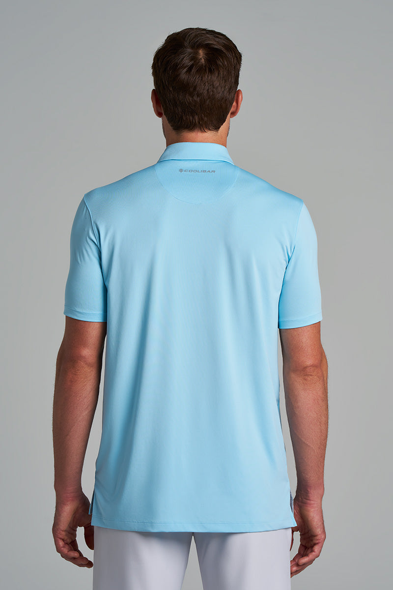 Men's Victory Lap Short Sleeve Golf Polo | Arctic Blue