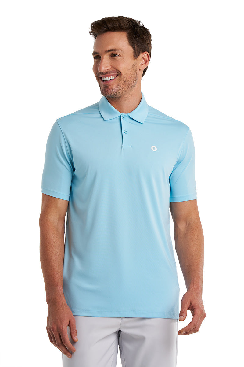 Men's Victory Lap Short Sleeve Golf Polo | Arctic Blue