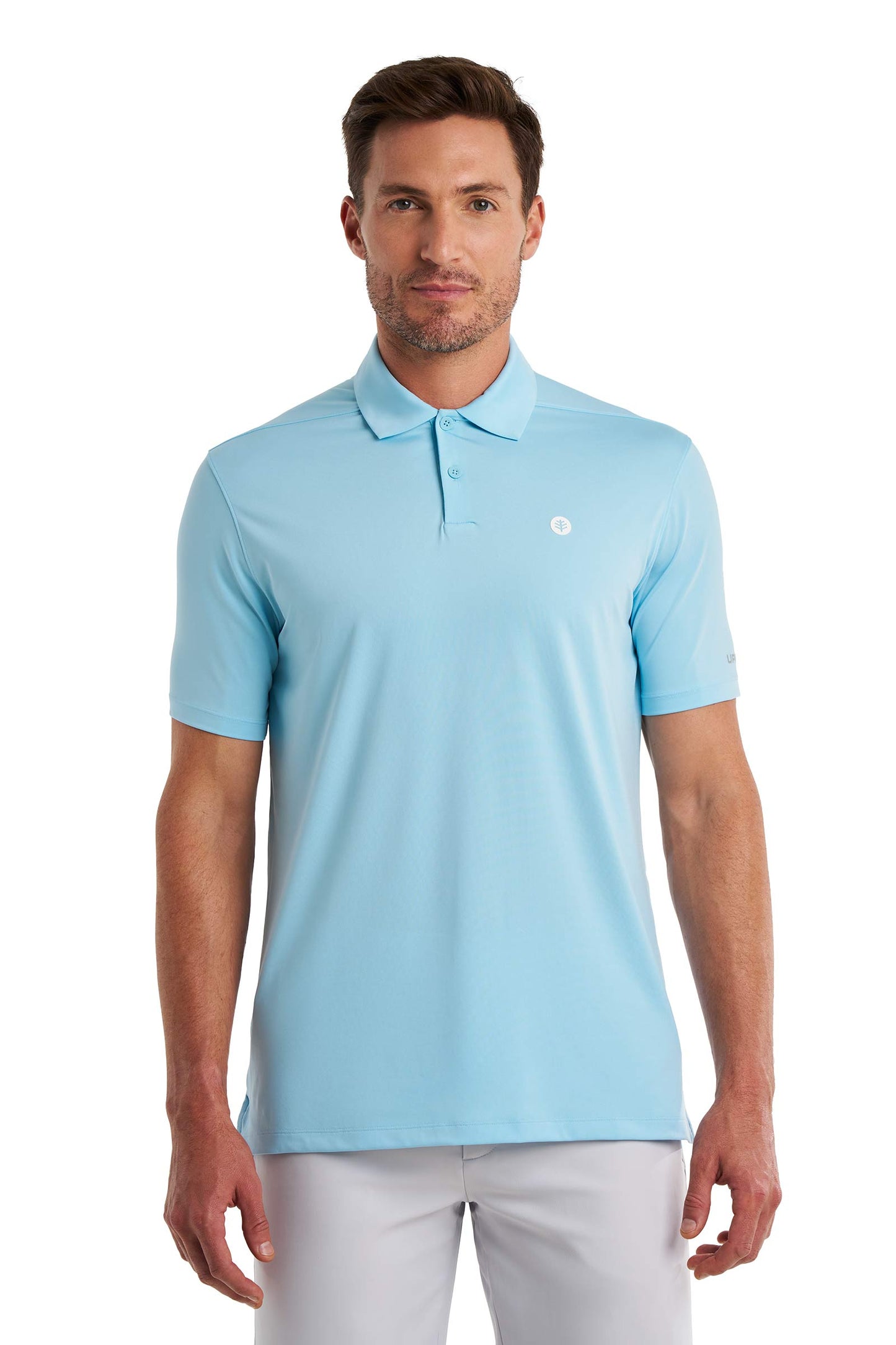 Men's Victory Lap Short Sleeve Golf Polo | Arctic Blue