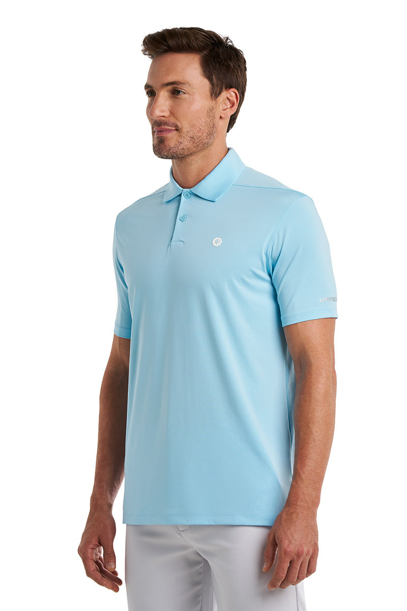 Men's Victory Lap Short Sleeve Golf Polo | Arctic Blue