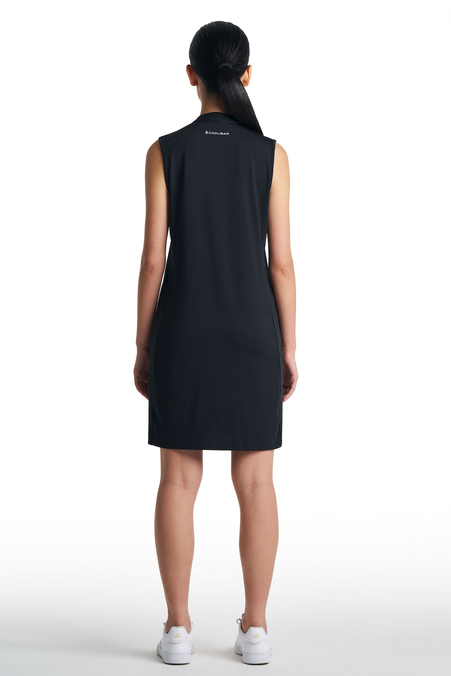 Women's Backspin Golf Sleeveless Dress | Black