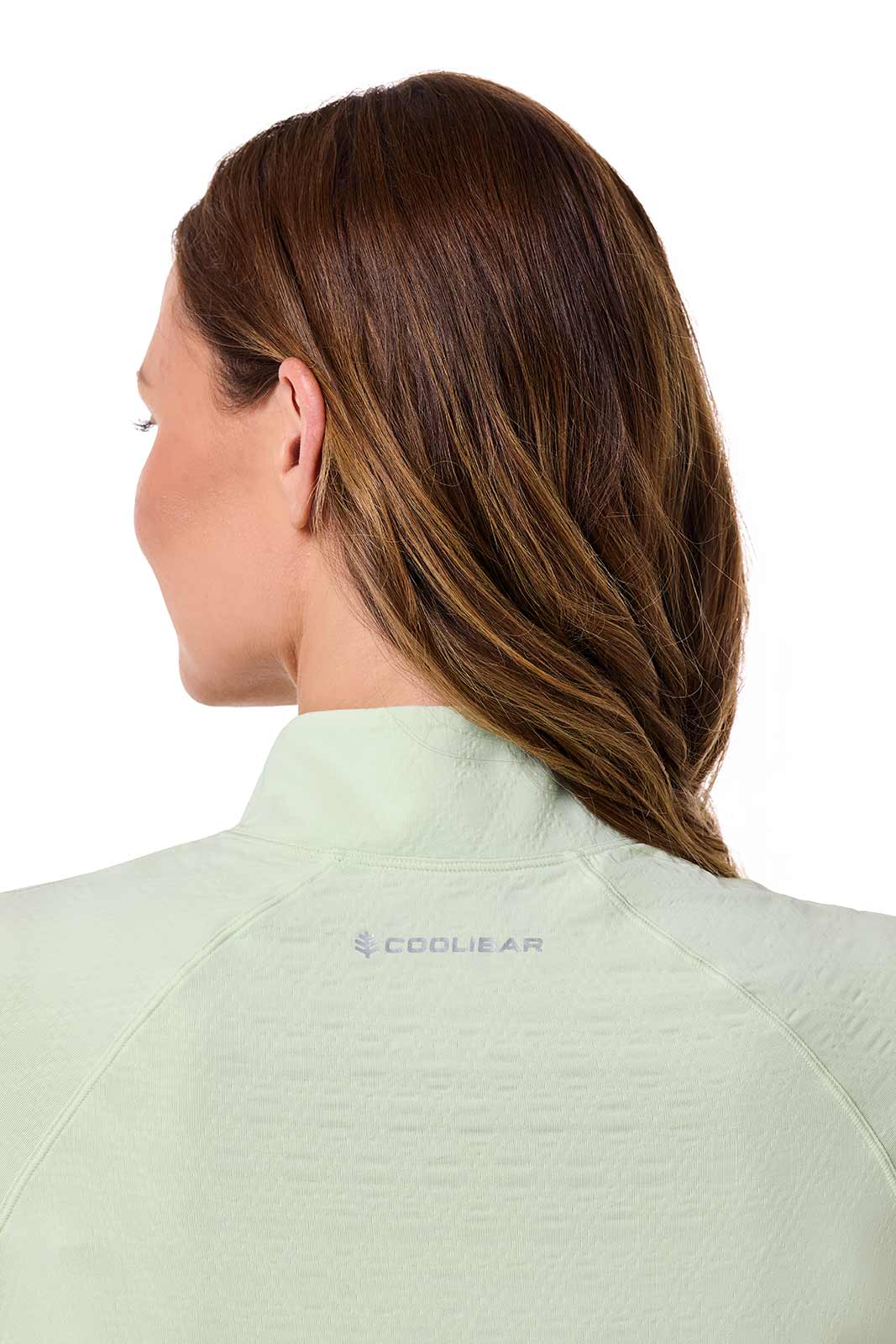 Women's Albatrose Golf Elbow Sleeve Shirt | Seedling Diamond Jacquard