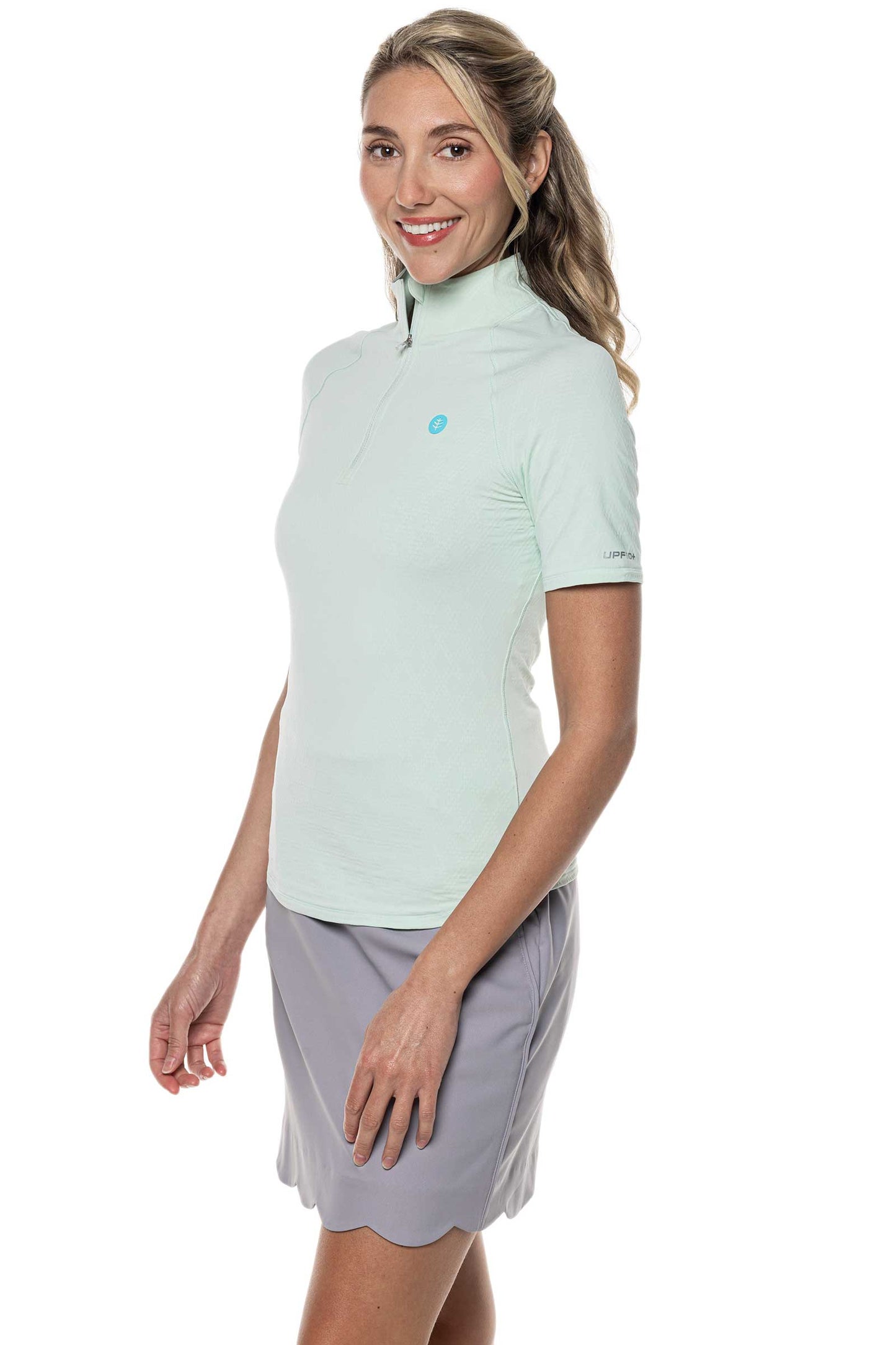Color_Misty Aqua Diamond Jacquard