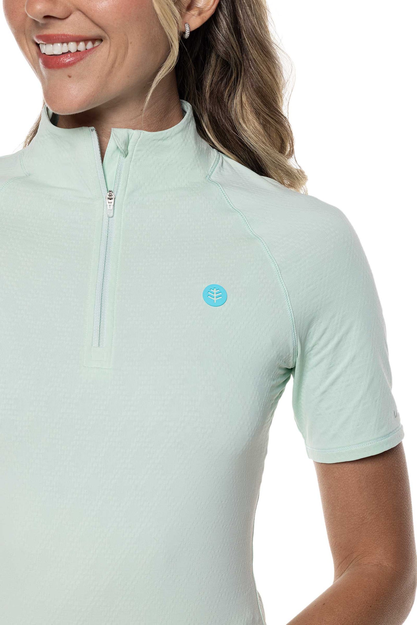 Color_Misty Aqua Diamond Jacquard