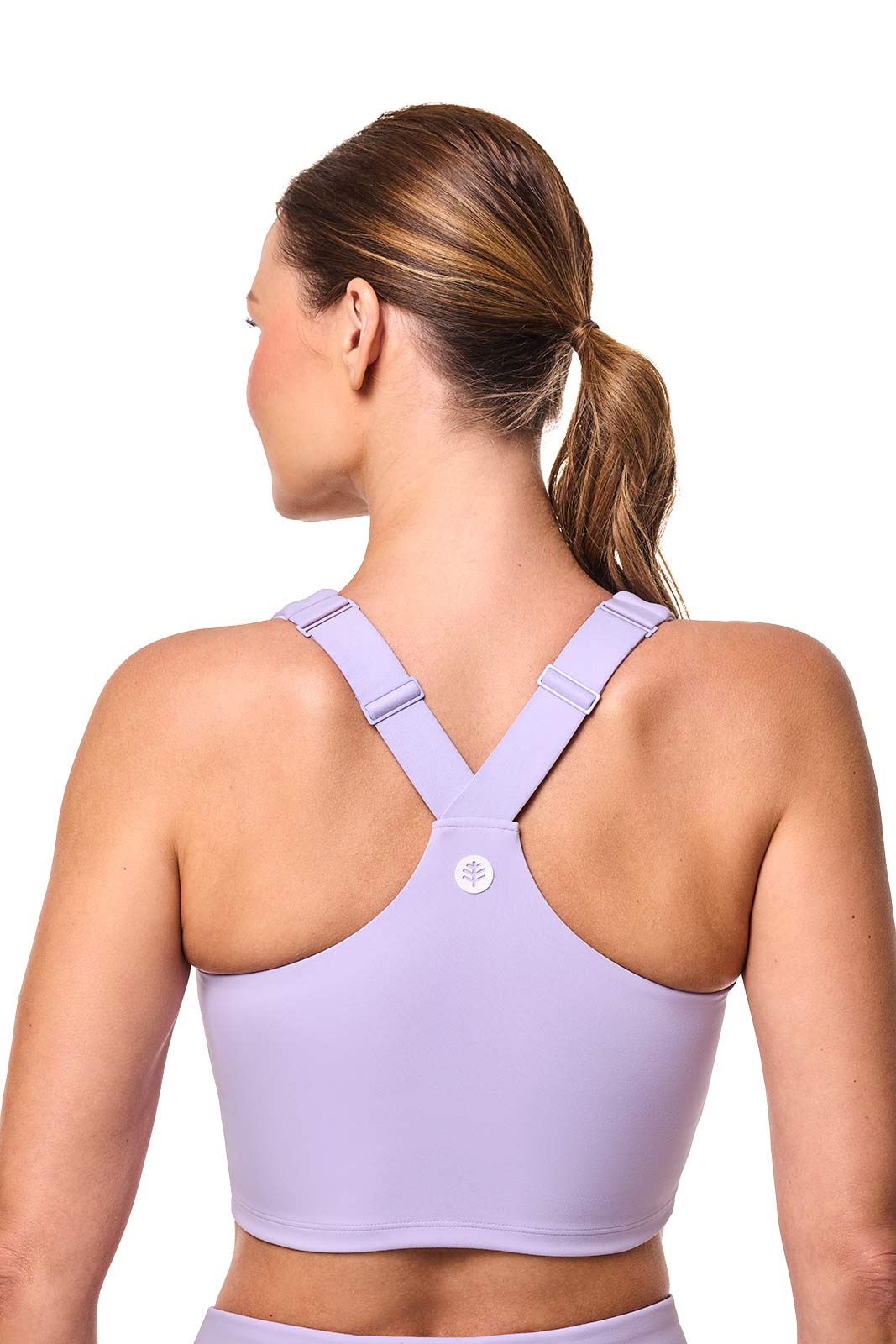 Women's Ananda Long Line Sports Bra | Lavendula