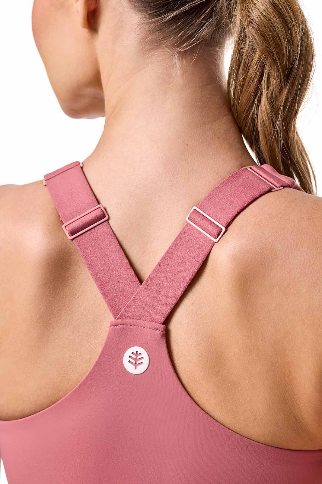 Women's Ananda Long Line Sports Bra | Terracotta Rose