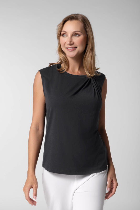 Women's Tampa Twist Tank | Black
