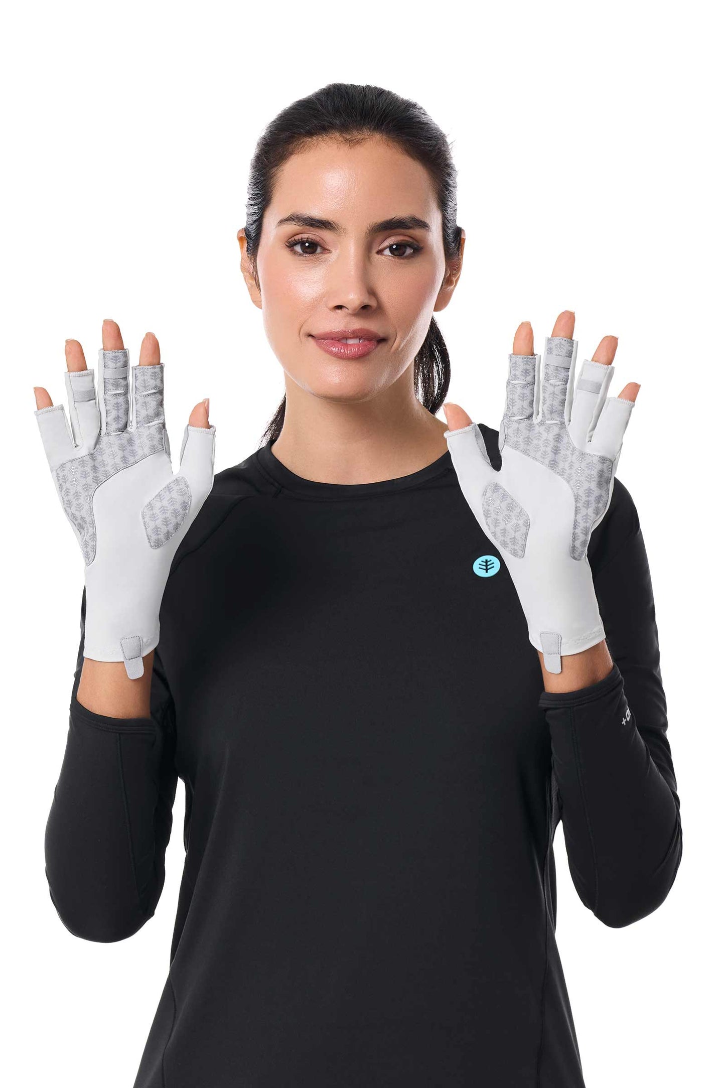 Unisex MaxShield Multi-Sport Fingerless Gloves | Sleek Grey