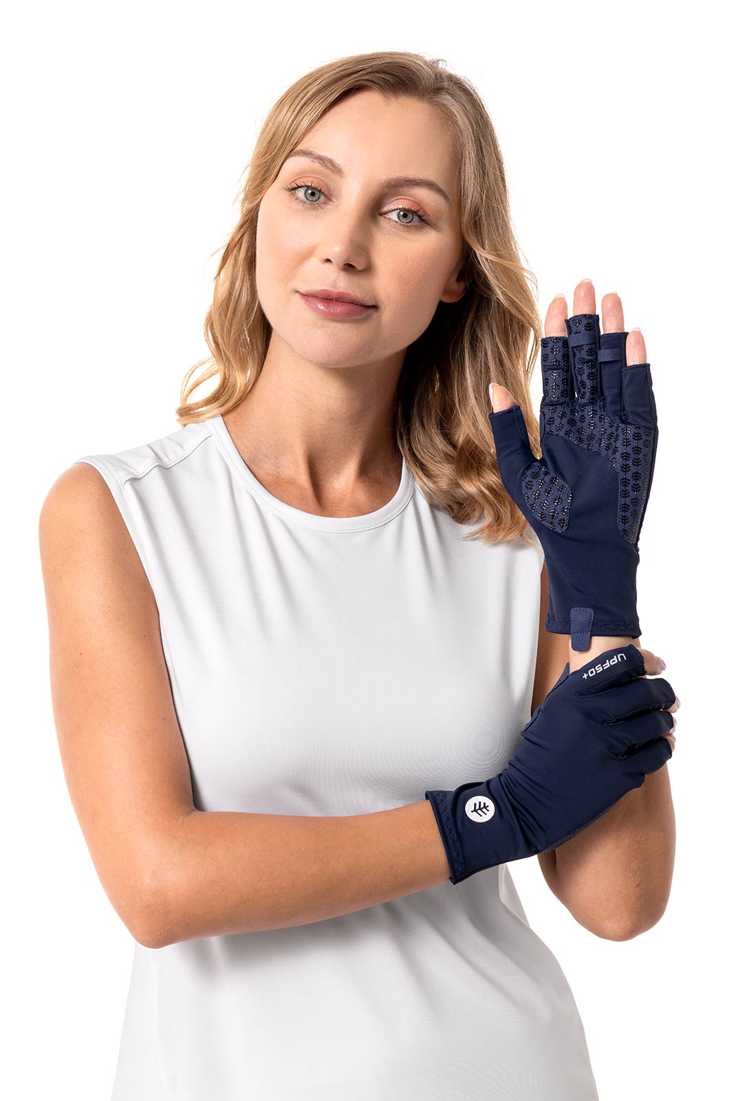 Unisex MaxShield Multi-Sport Fingerless Gloves | Navy