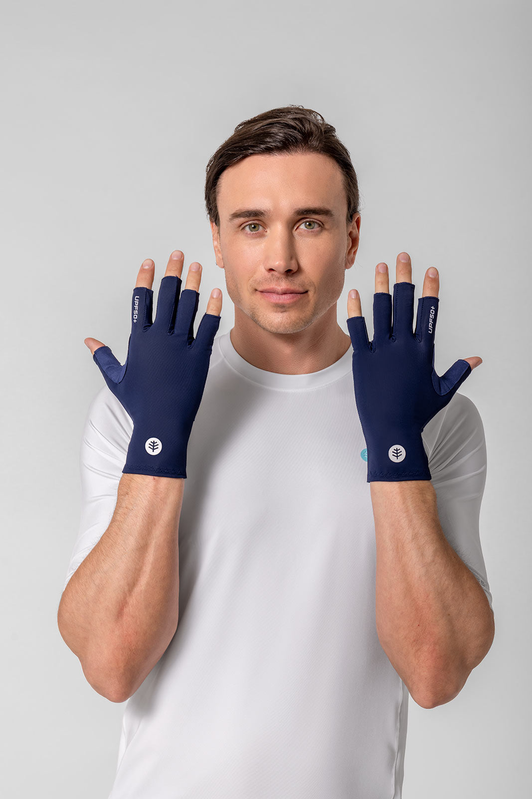 Unisex MaxShield Multi-Sport Fingerless Gloves | Navy