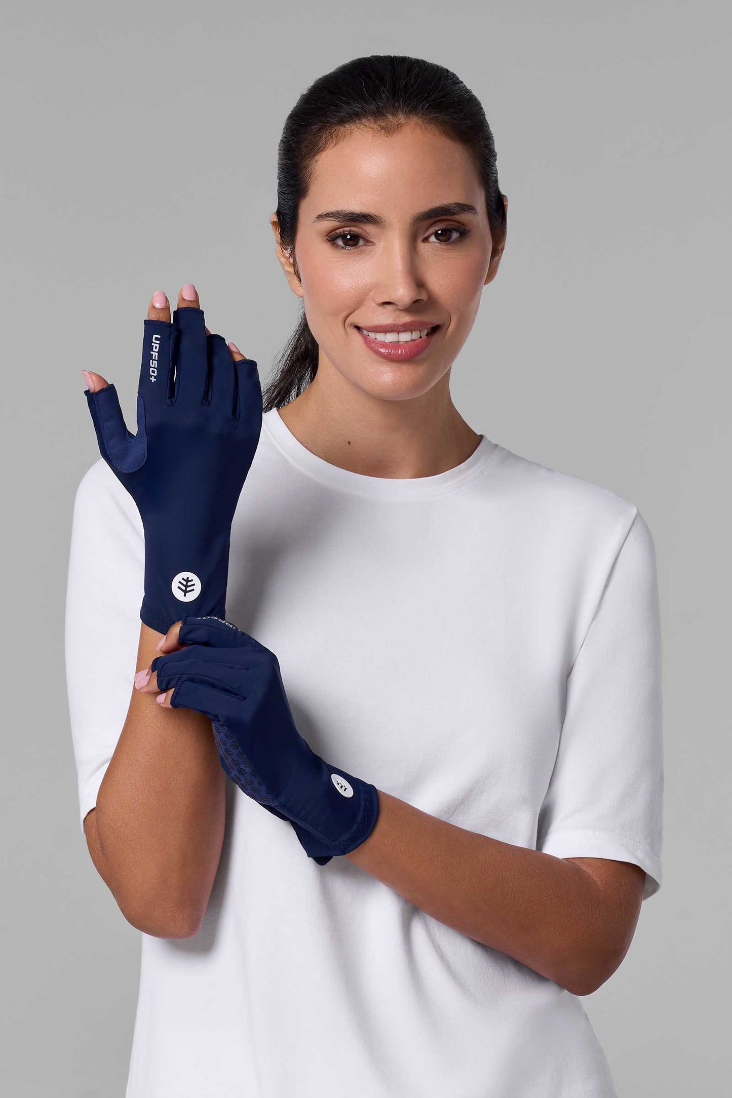 Unisex MaxShield Multi-Sport Fingerless Gloves | Navy