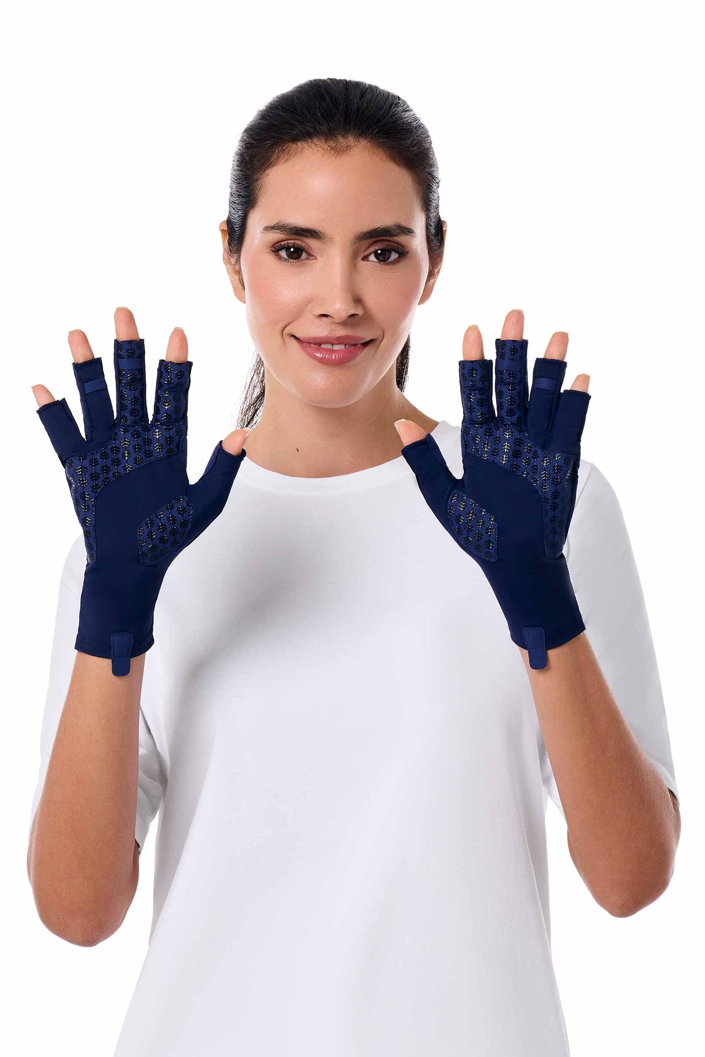 Unisex MaxShield Multi-Sport Fingerless Gloves | Navy