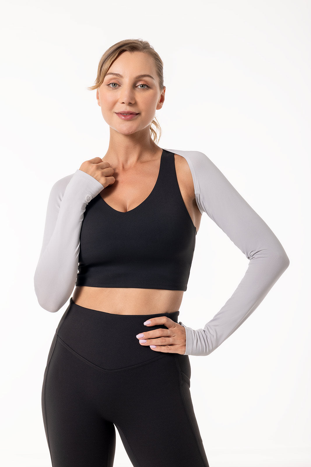 Women's Larix Shoulder Wrap UV Sleeve | Sleek Grey