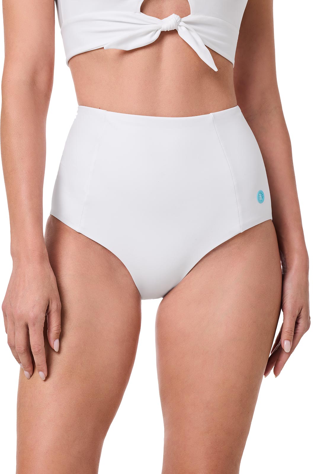 Women's Ocean Sculpt High Rise Bottoms | White