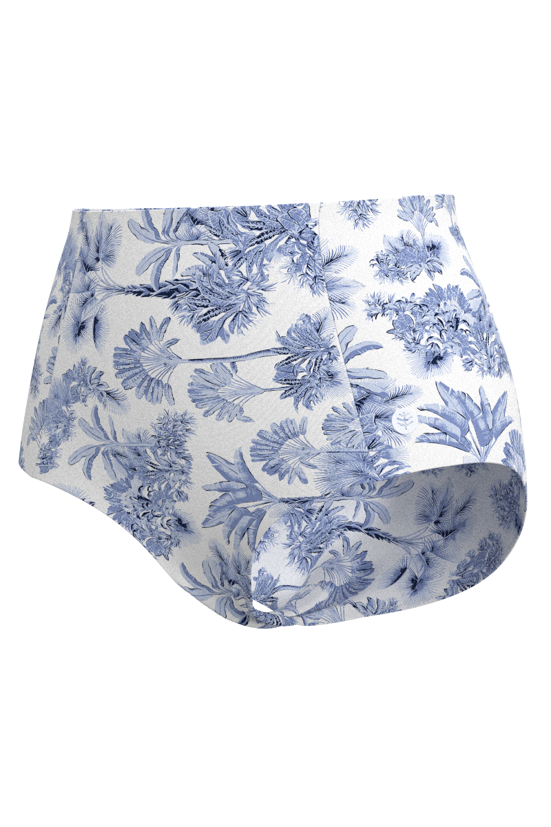 Women's Ocean Sculpt High Rise Bottoms | Periwinkle Isla Bonita