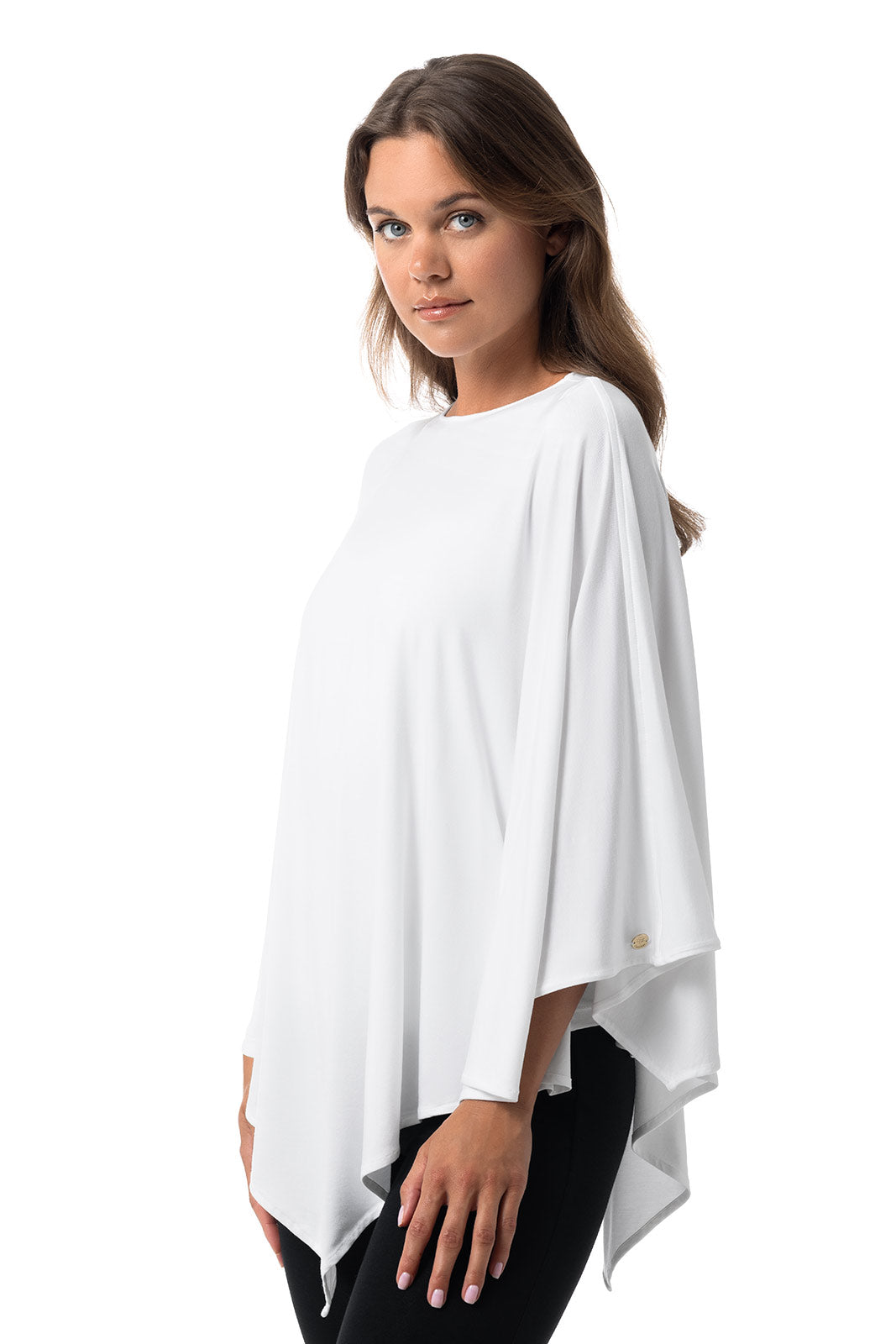 Women's Tama Moduri Poncho | White | February