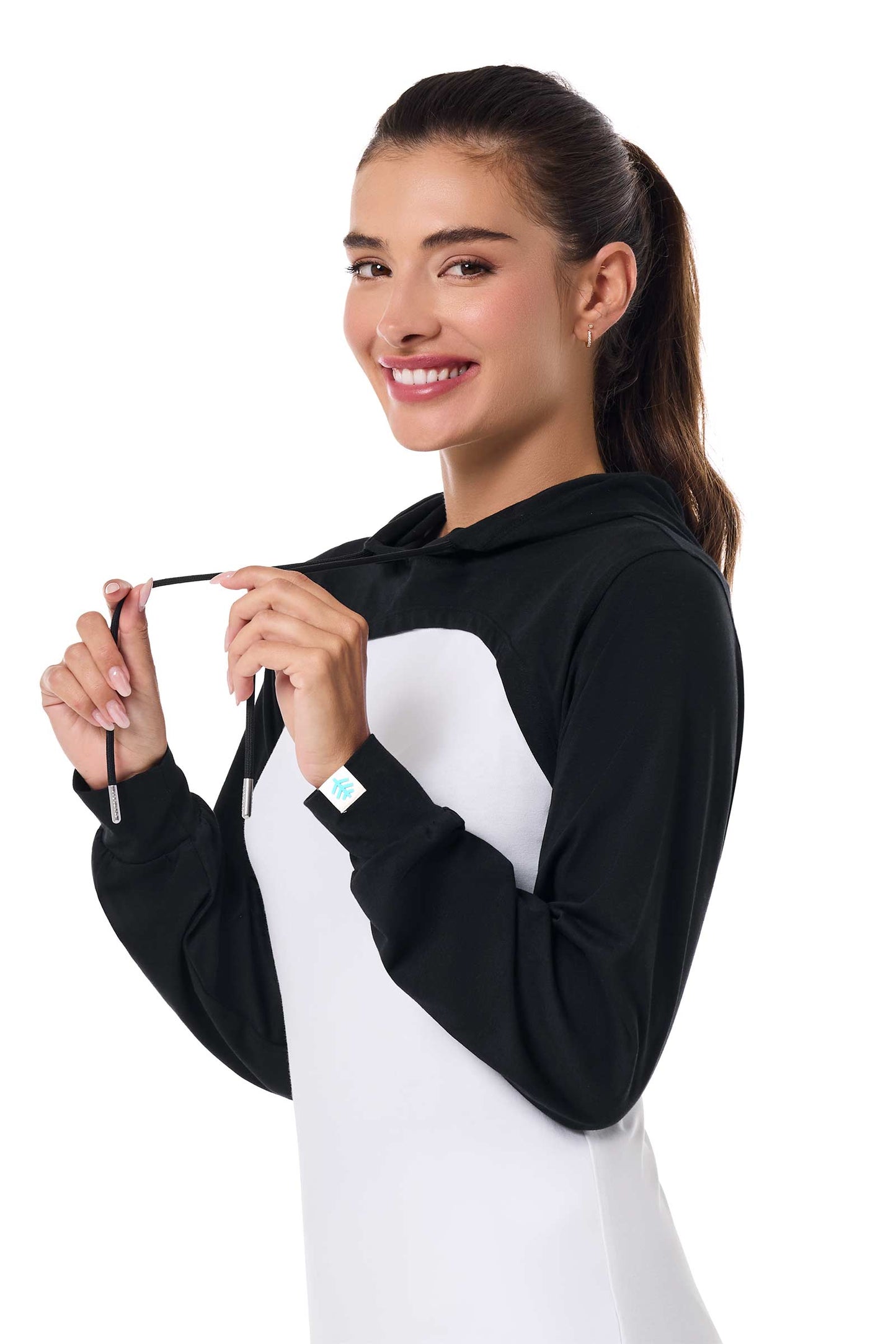 Women's Pompano Shrug Hoodie | Black