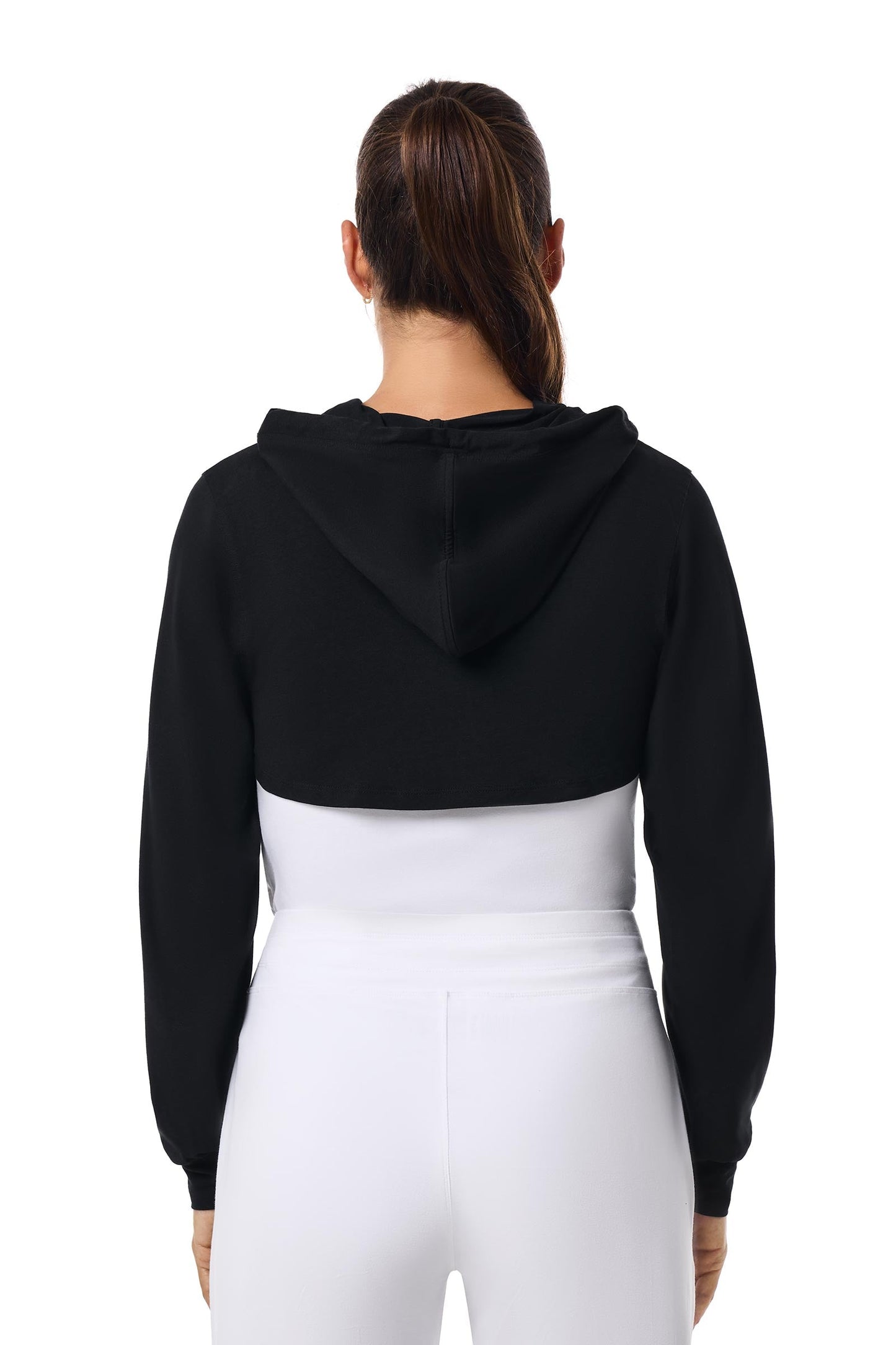 Women's Pompano Shrug Hoodie | Black
