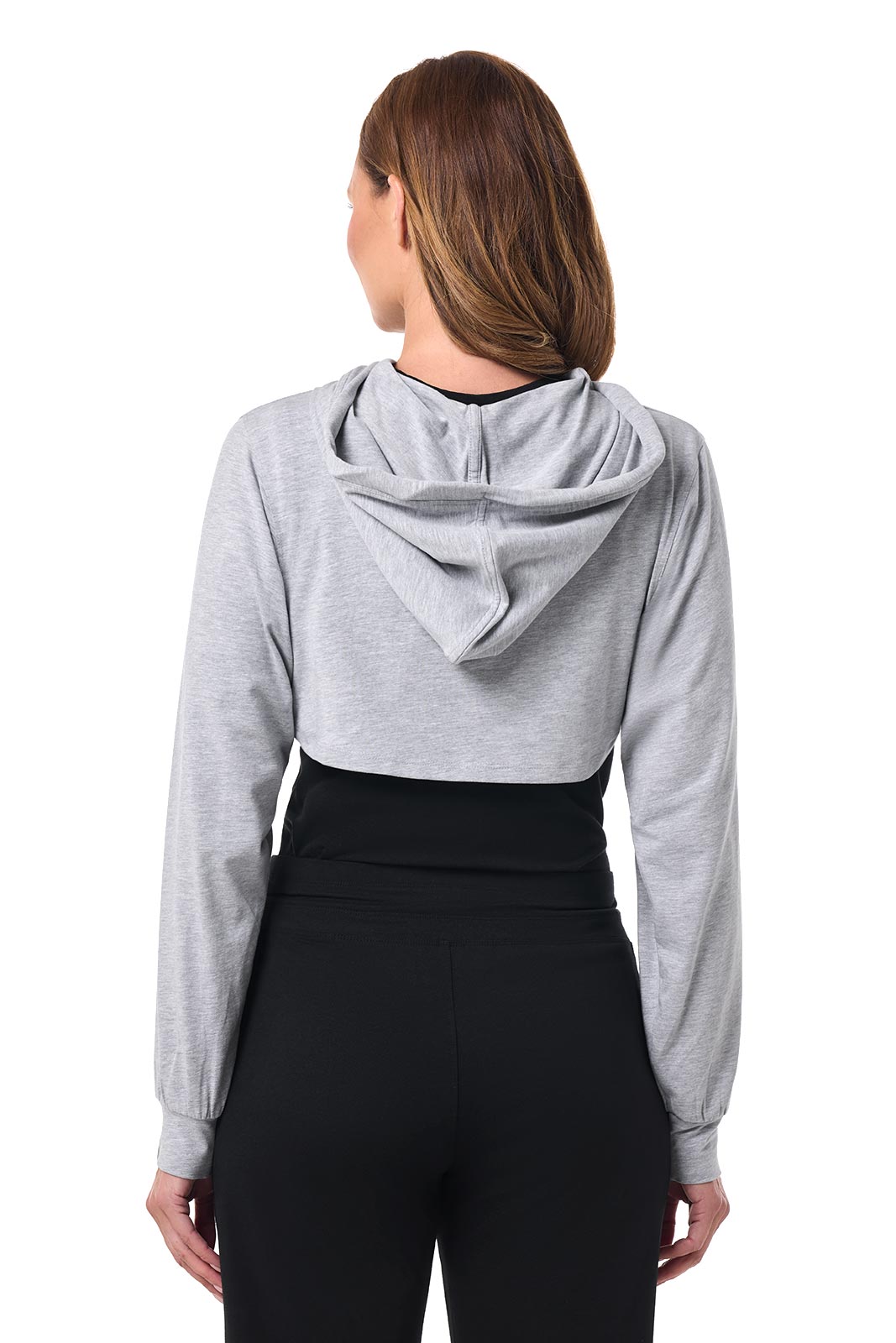 Women's Pompano Shrug Hoodie | Grey Heather