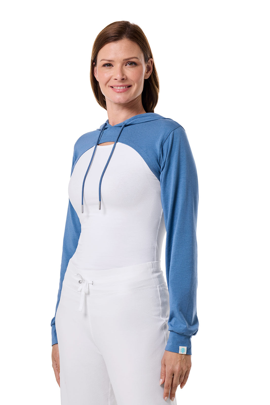 Women's Pompano Shrug Hoodie | Blue Dusk