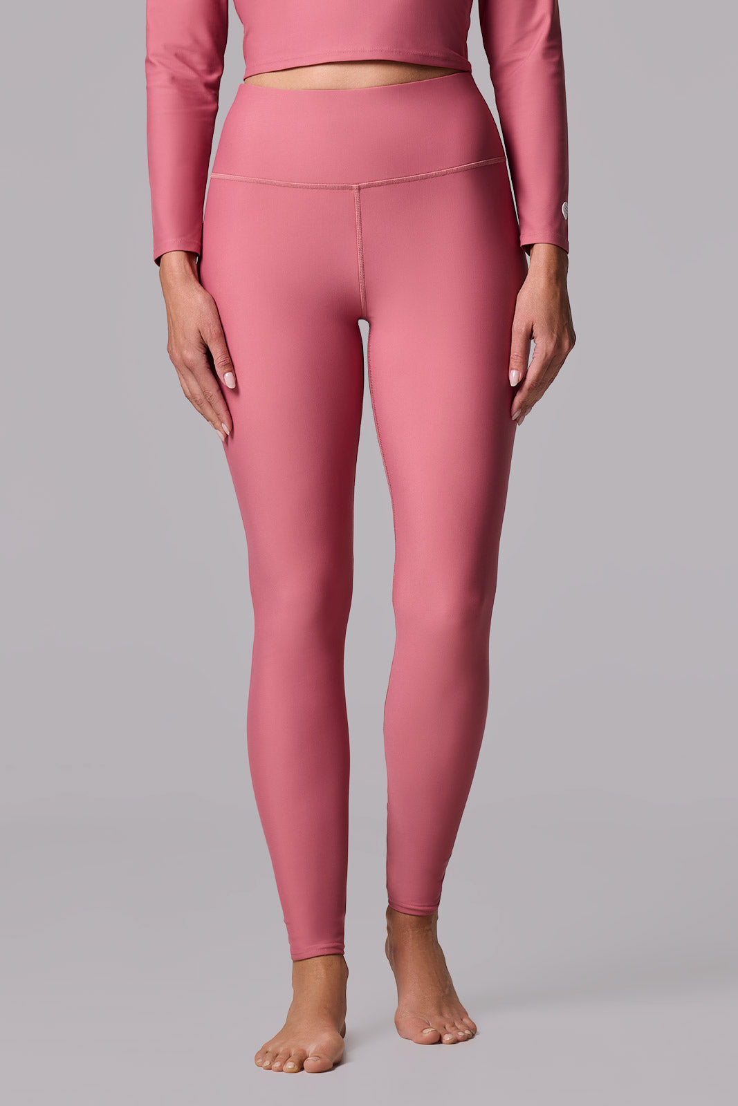 Women's Ocean Sculpt High Rise Swim Legging | Terracotta Rose