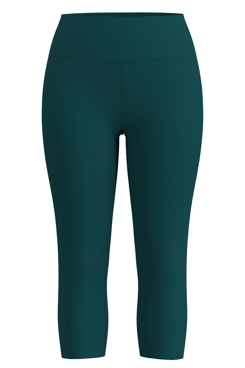 Women's Ocean Sculpt High Rise Swim Capri | Transformative Teal