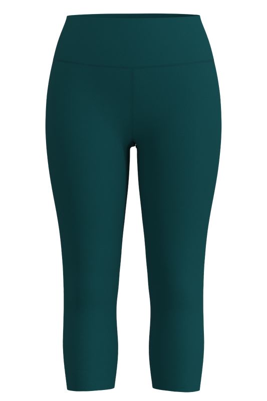Women's Ocean Sculpt High Rise Swim Capri | Transformative Teal