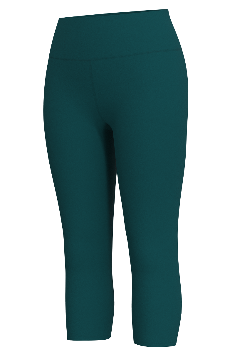 Women's Ocean Sculpt High Rise Swim Capri | Transformative Teal