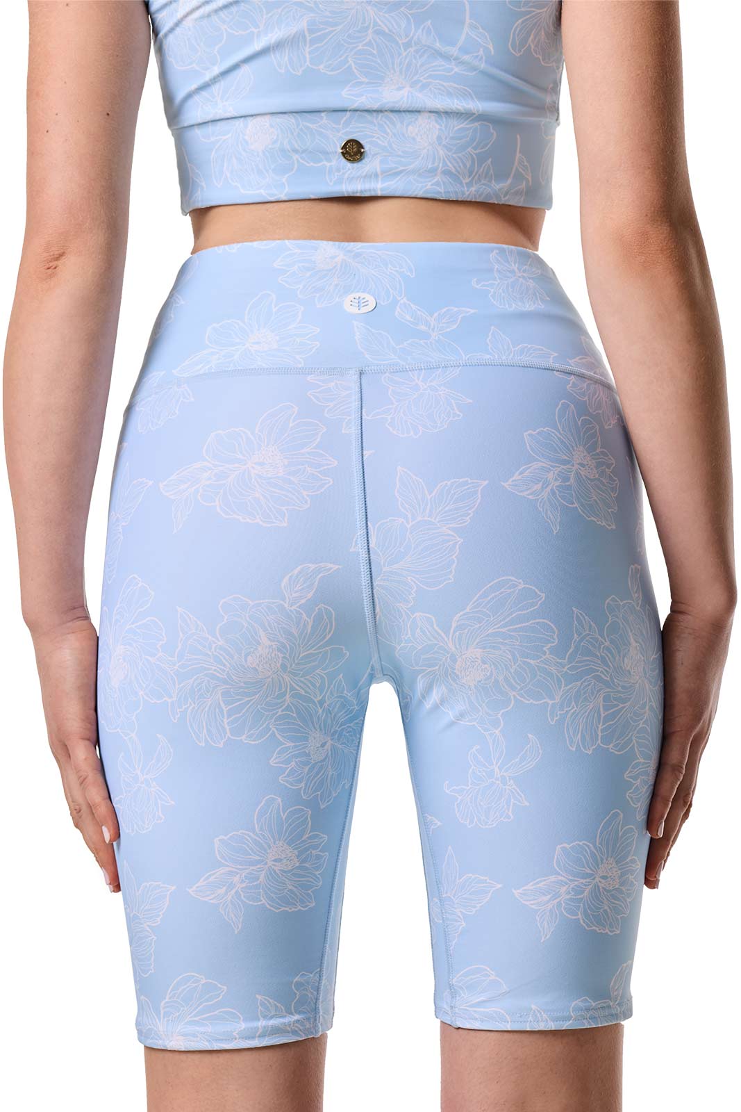 Women's Ocean Sculpt High Rise Swim Shorts | Skyride Perfect Peony