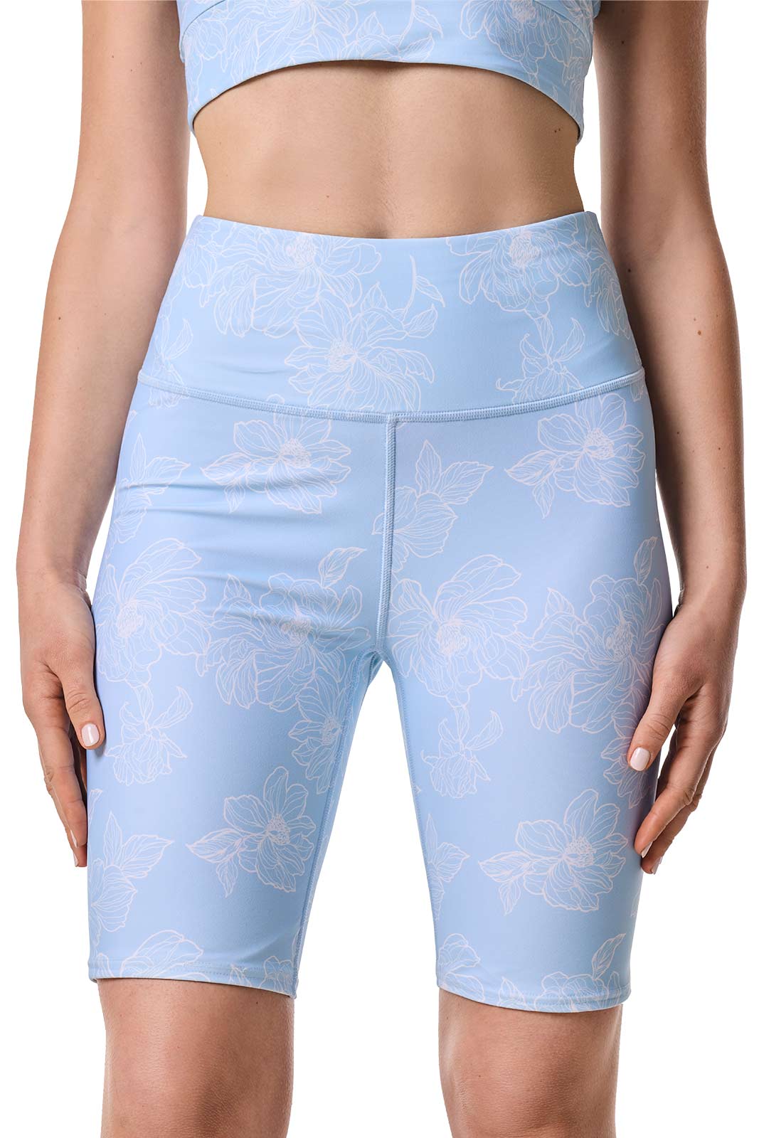 Women's Ocean Sculpt High Rise Swim Shorts | Skyride Perfect Peony