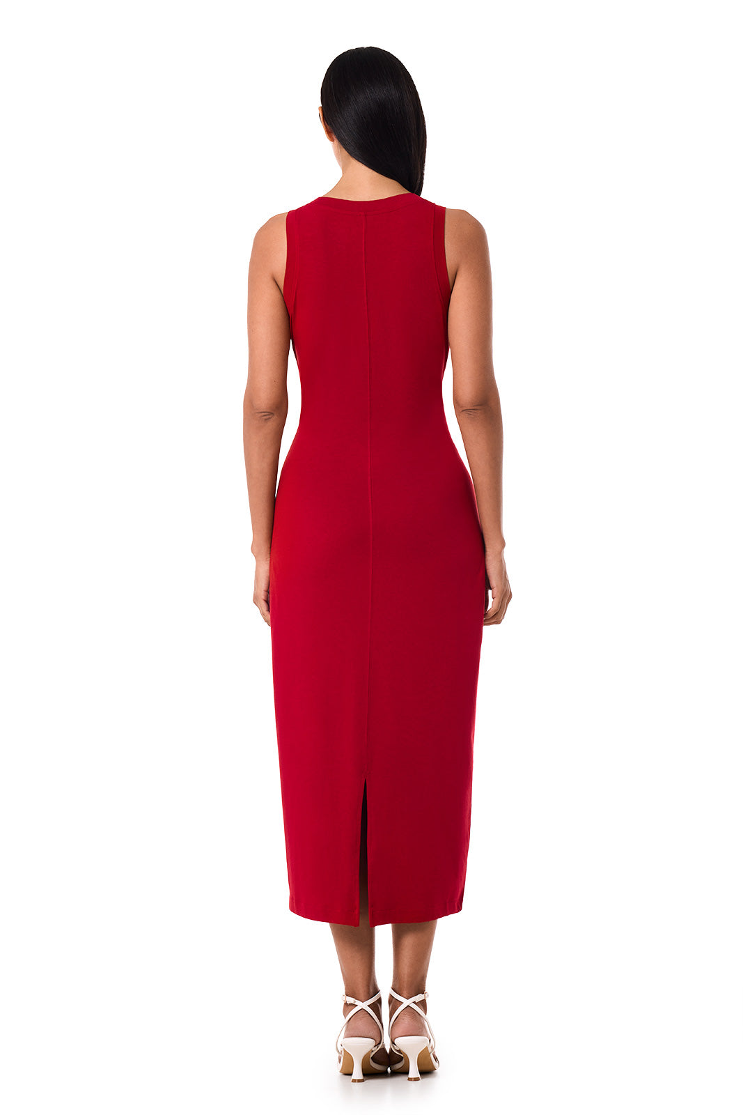Women's Jupiter Midi Tie Dress | Cherry