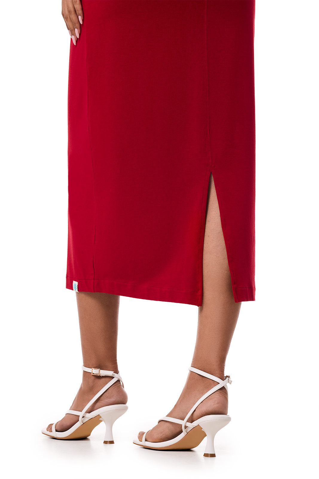 Women's Jupiter Midi Tie Dress | Cherry