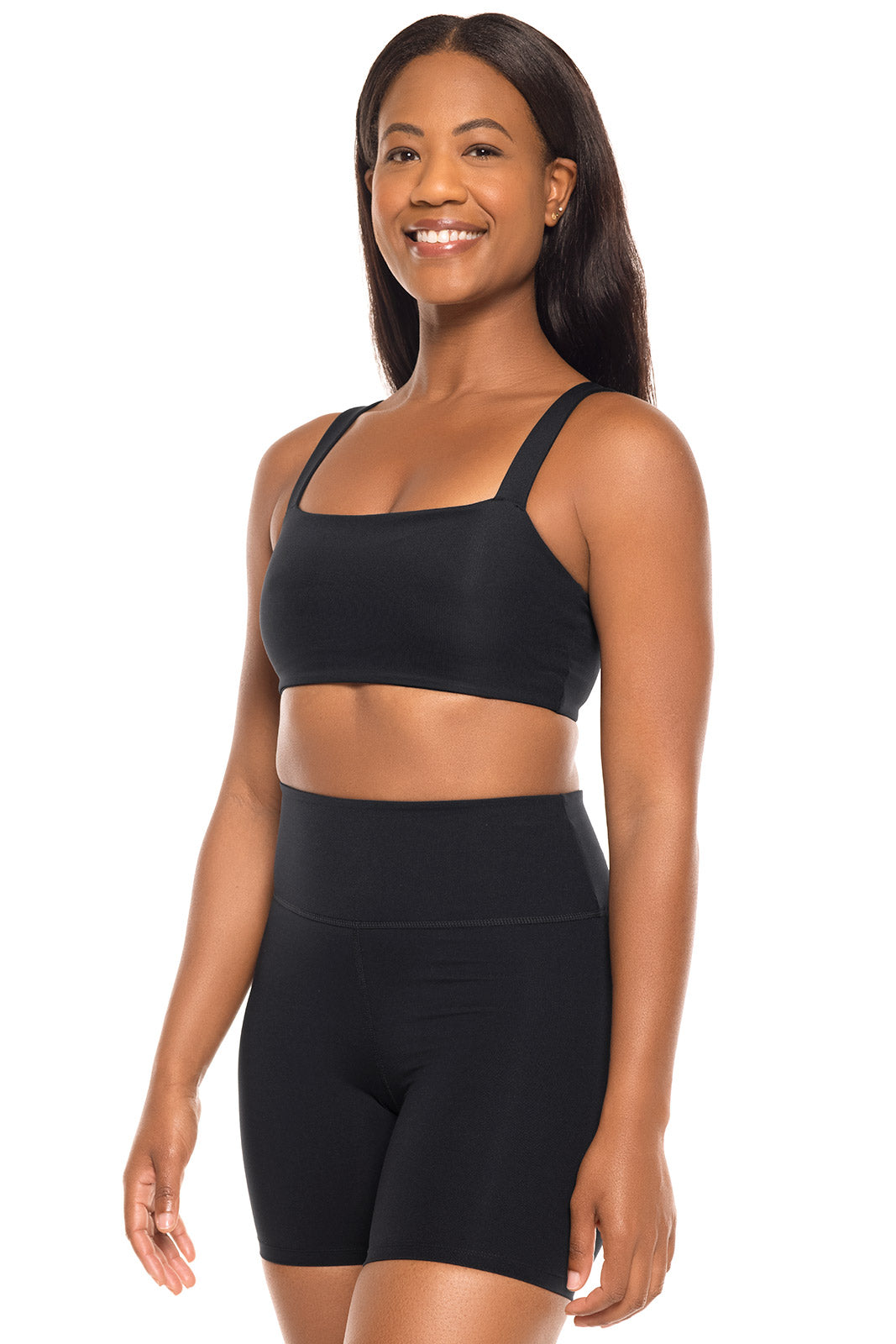 Women's Shavasana Yoga Sports Bra Black | Black