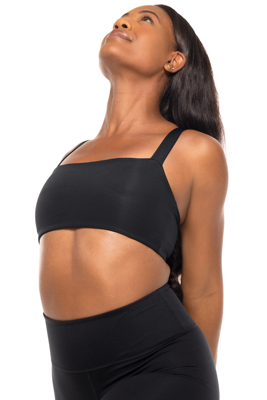 Women's Shavasana Yoga Sports Bra Black | Black