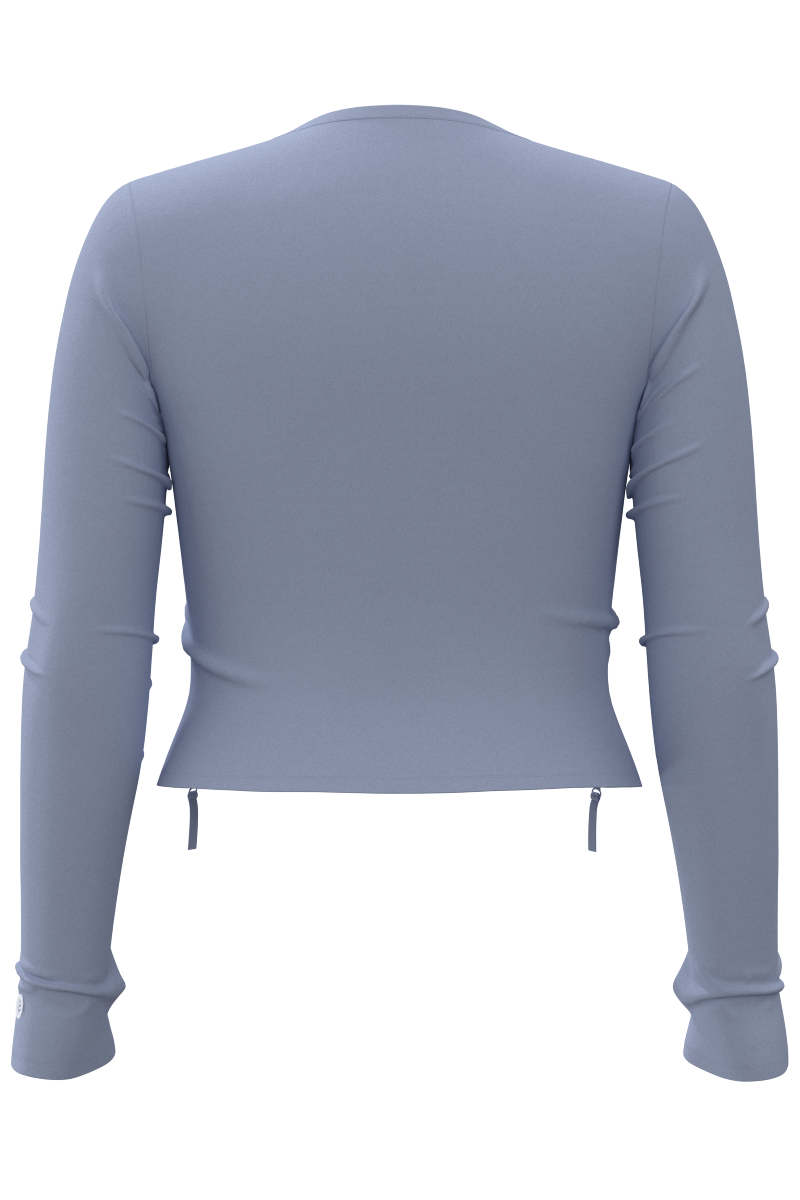 Women's Bayfront Rash Guard Bra Top | Periwinkle