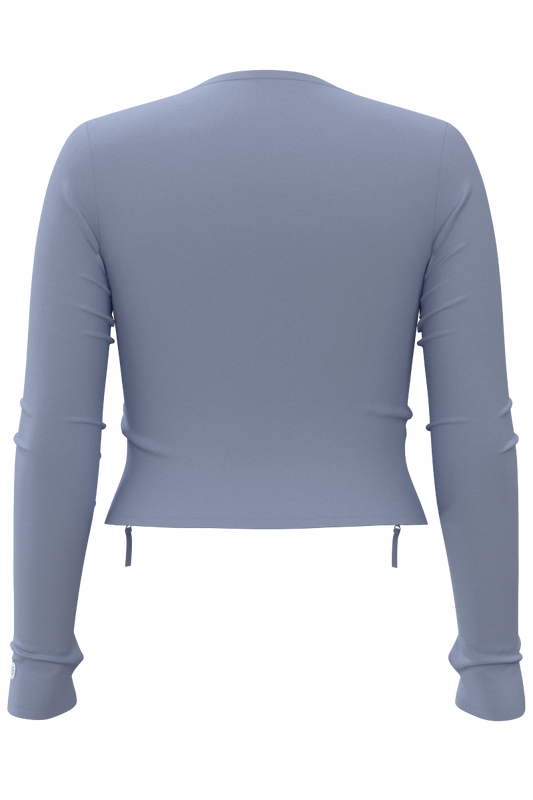 Women's Bayfront Rash Guard Bra Top | Periwinkle