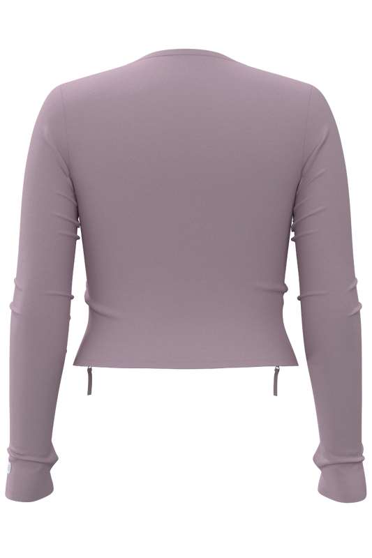 Women's Bayfront Rash Guard Bra Top | Powder